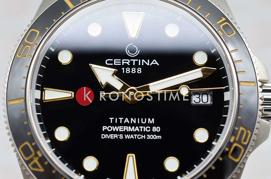 Часы Certina DS Action Diver C048.807.44.051.00 — титановый, мужские
