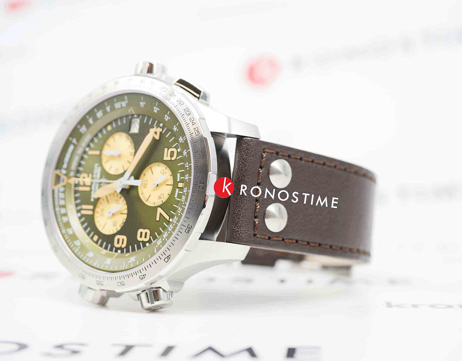 Часы Hamilton Khaki X-Wind GMT Chrono Quartz H77932560 — артикул H77932560