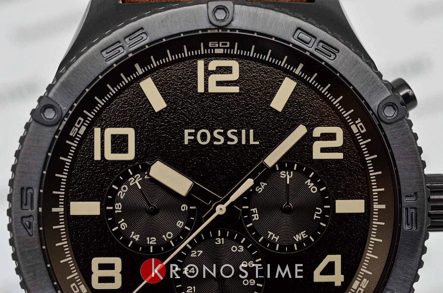Часы Fossil Brox BQ2802 — коричневый, металл сталь