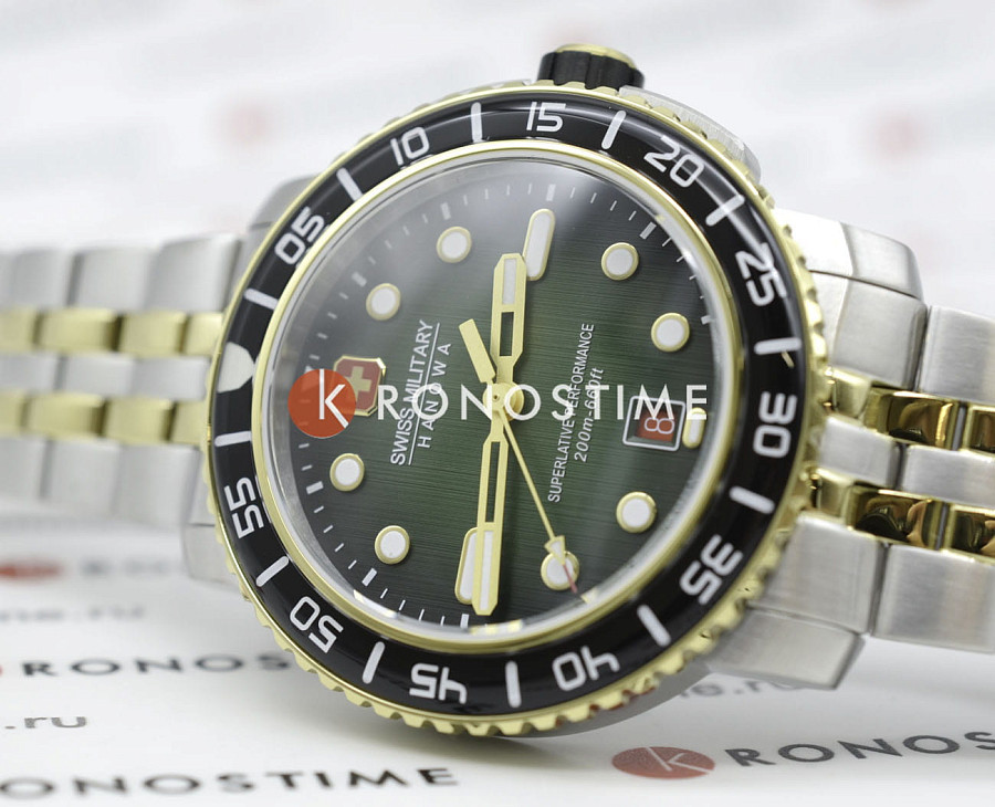 Часы Swiss Military Hanowa Black Marlin SMWGH0001761 — нержавеющая сталь с pvd-покрытием, мужские