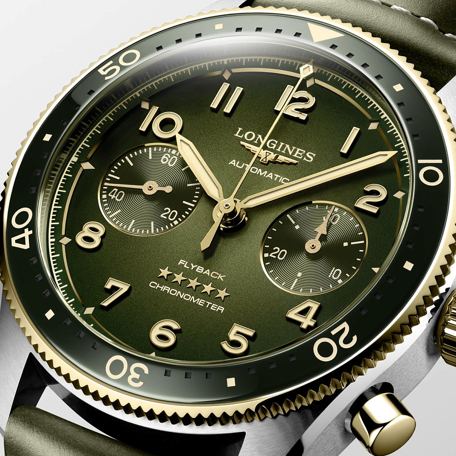 Часы Longines Spirit Flyback L3.821.5.53.2 — артикул L38215532