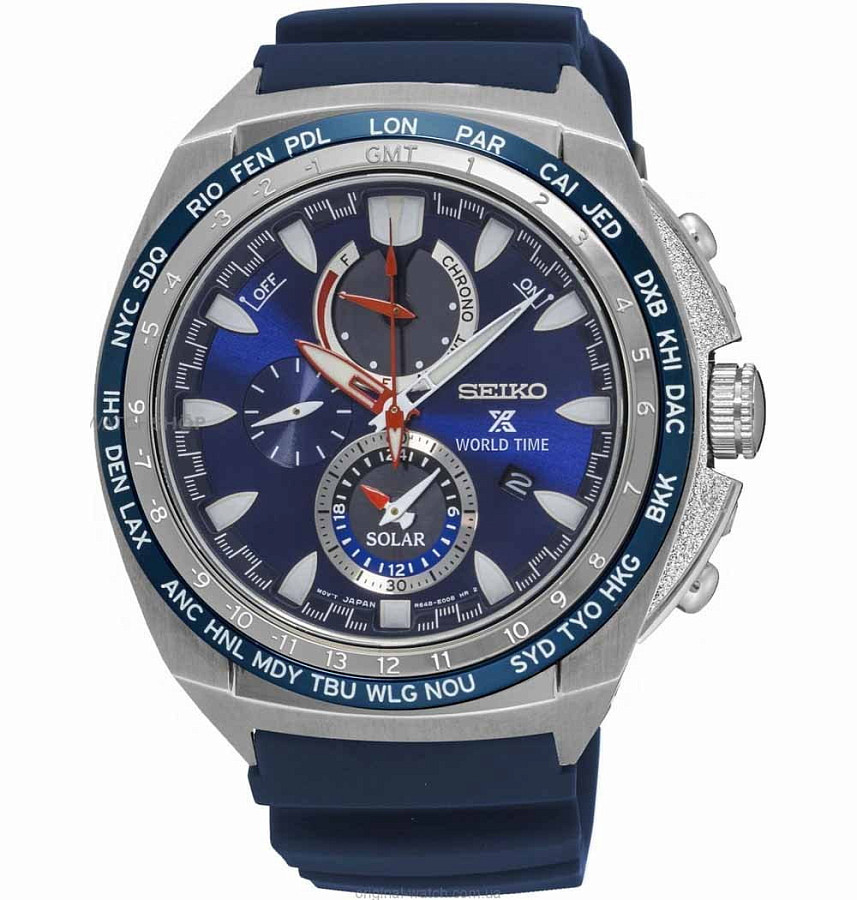 Часы Seiko Prospex SSC489P1 — мужские, синий