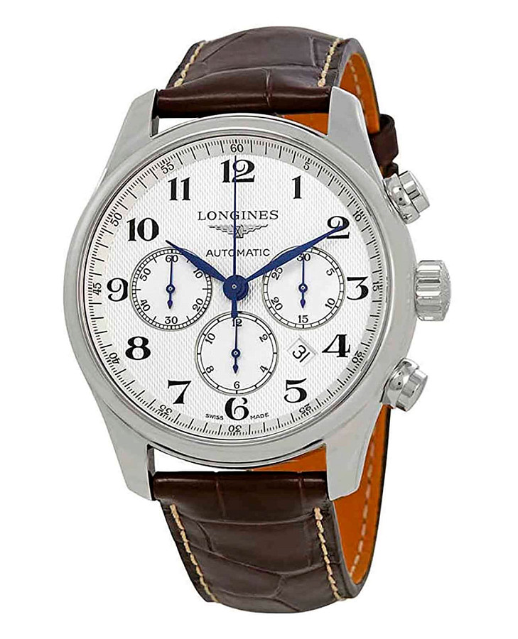 Часы Longines Master Collection L2.859.4.78.3 — белый, металл сталь