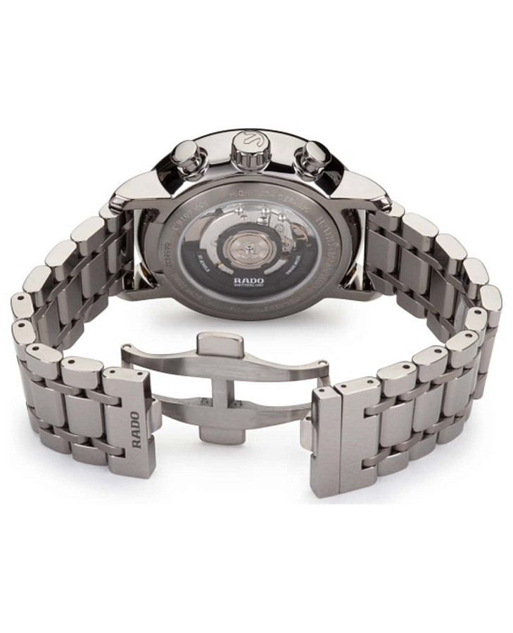 Часы Rado HyperChrome Automatic Chronograph R14076112 — серый, керамика