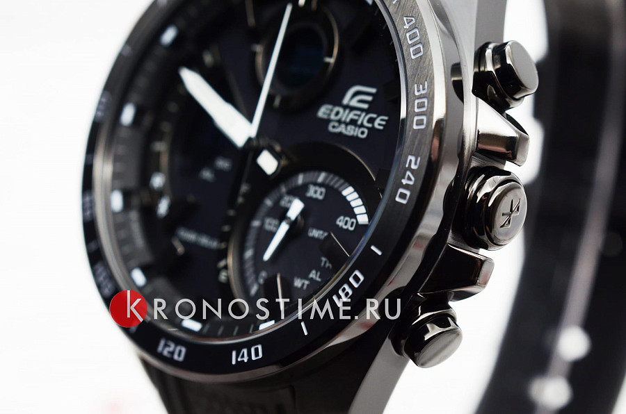 Часы Casio Edifice ECB-900PB-1ADR (ECB-900PB-1A) — сталь металл, силикон