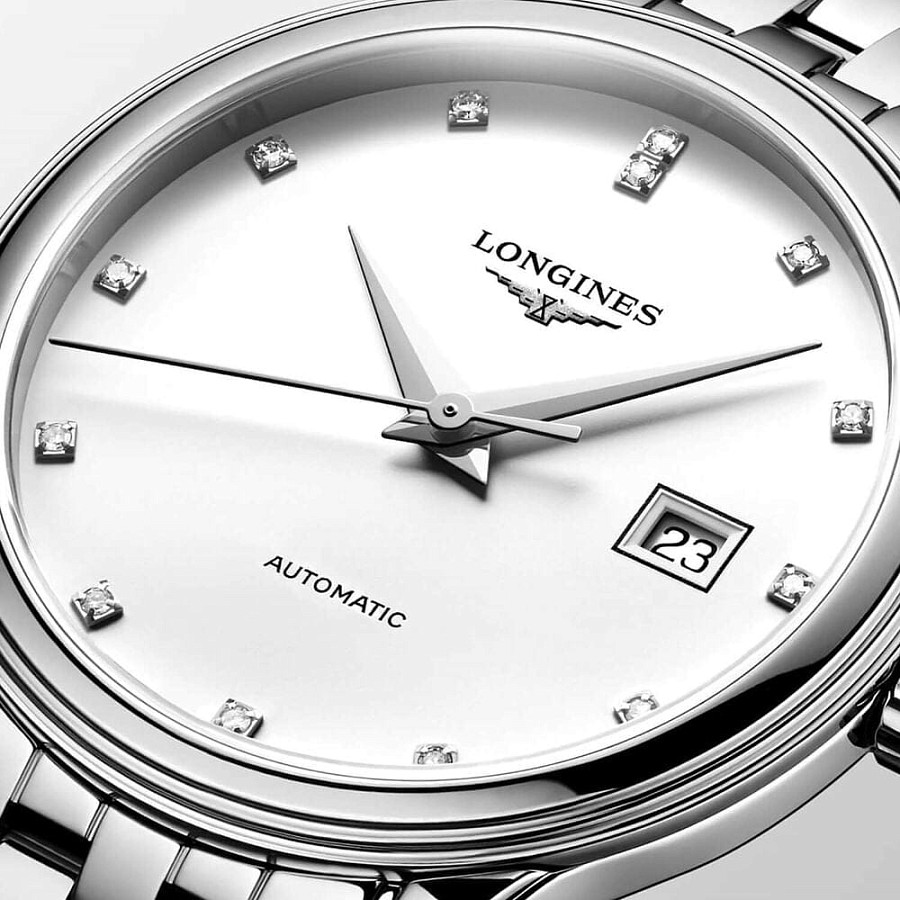 Часы Longines Flagship L4.374.4.17.6 — механические, металл сталь