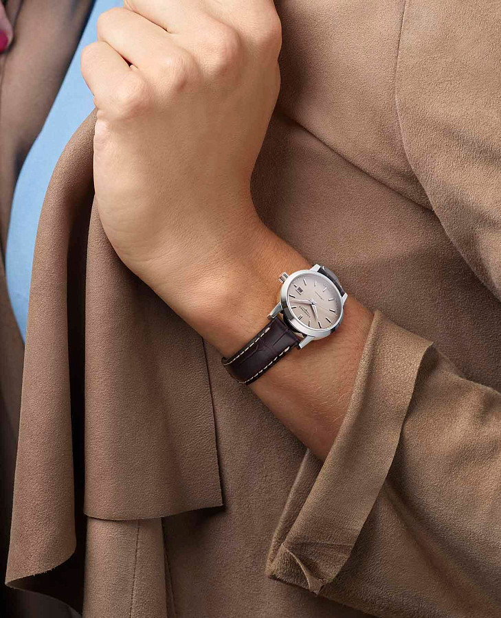 Часы Longines 1832 L4.325.4.92.2 — белый, сталь металл