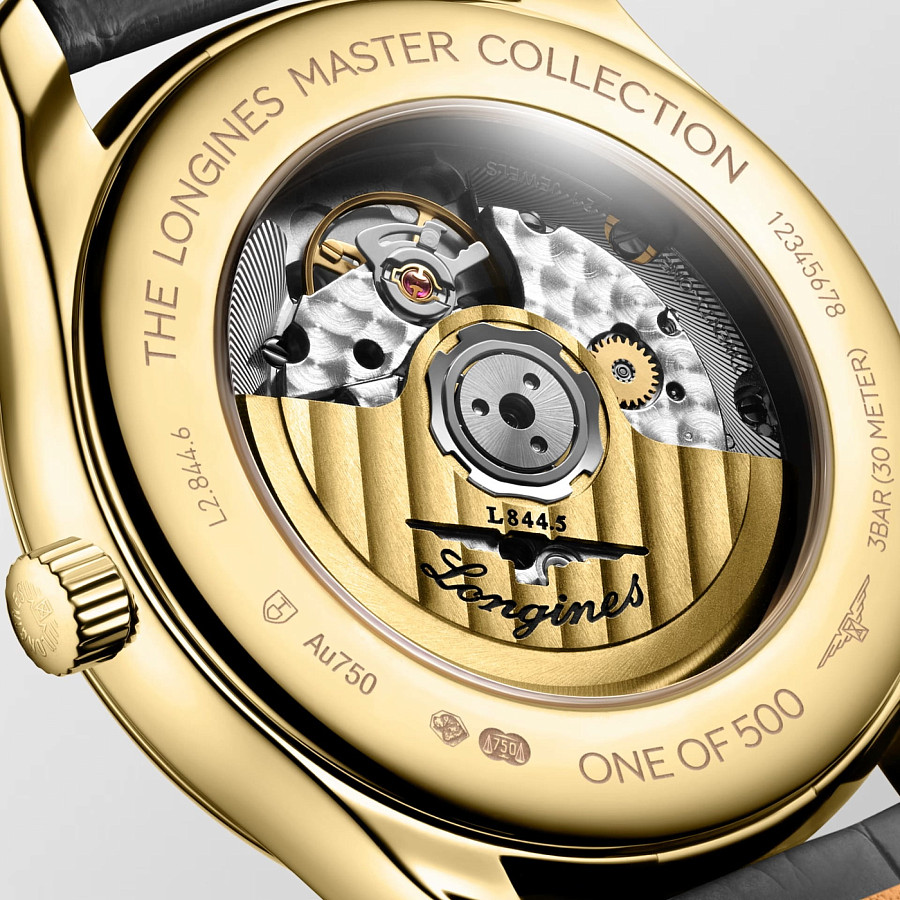 Часы Longines Master Collection GMT L2.844.6.71.2 — мужские, кожаный
