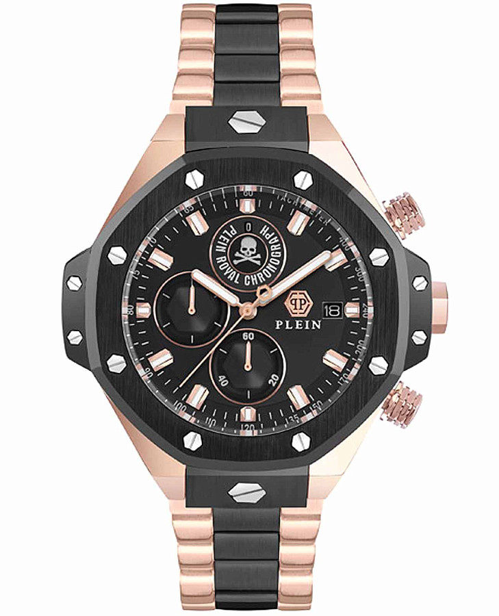 Часы Philipp Plein Plein Chrono Royal PWLFA0625 — мужские, черный