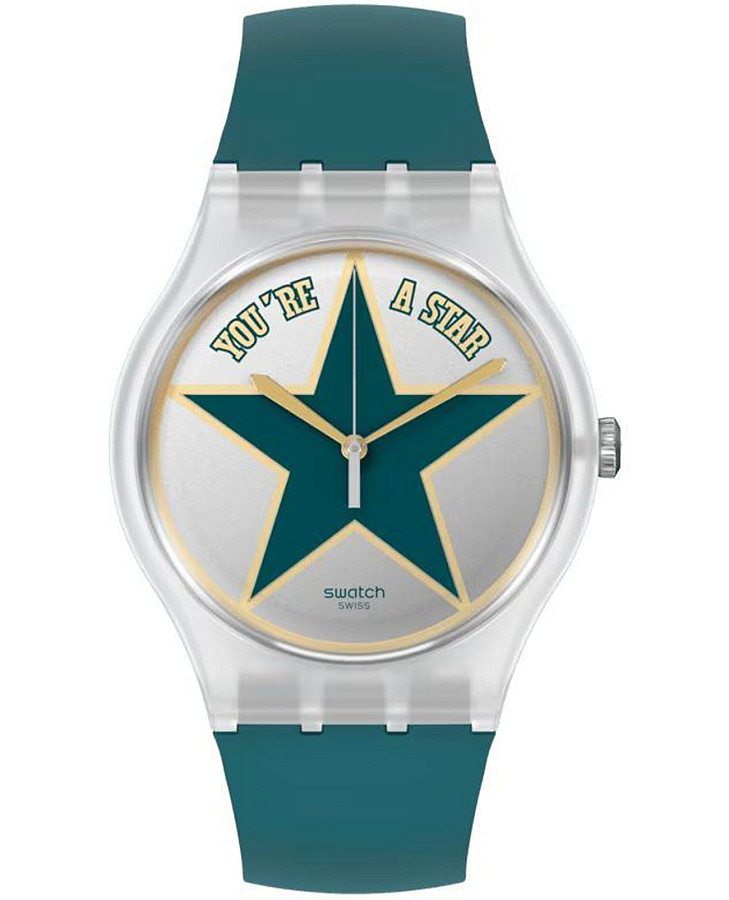 Часы Swatch New Gent Biosourced SO29Z119 — мужские, серый