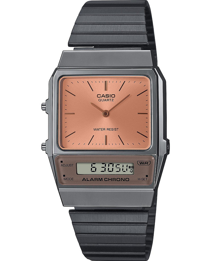 Часы Casio Vintage AQ-800ECGG-4A — мужские, оранжевый