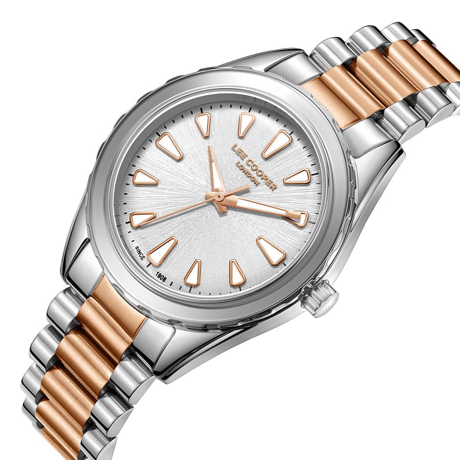 Часы Lee Cooper LC08053.530 — кварцевые, металл суперметалл
