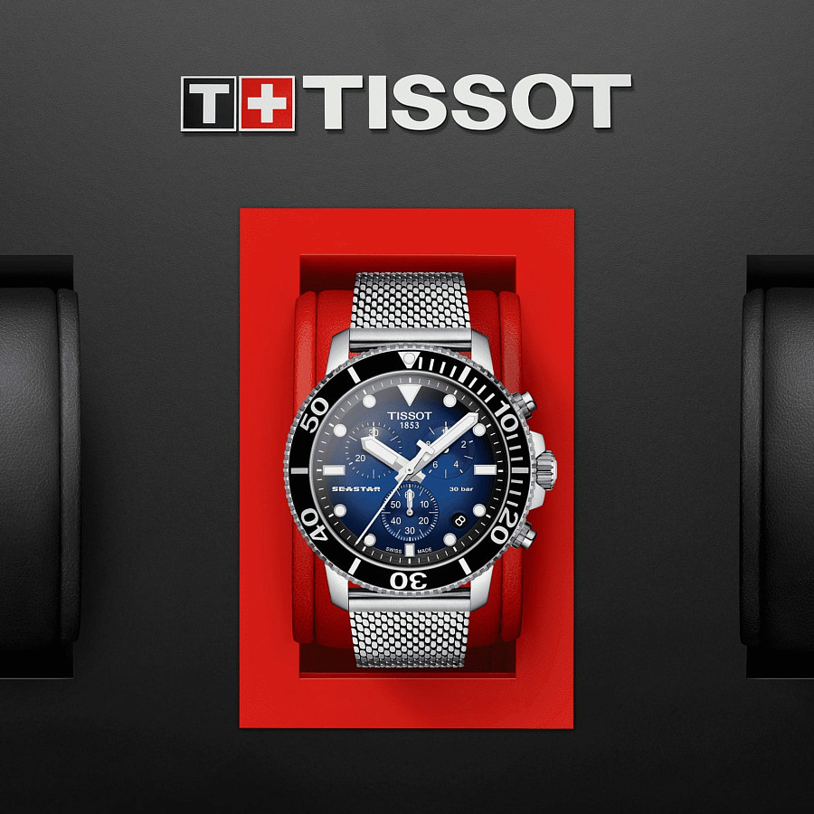 Часы Tissot Seastar 1000 Chronograph T120.417.11.041.02 — артикул T1204171104102