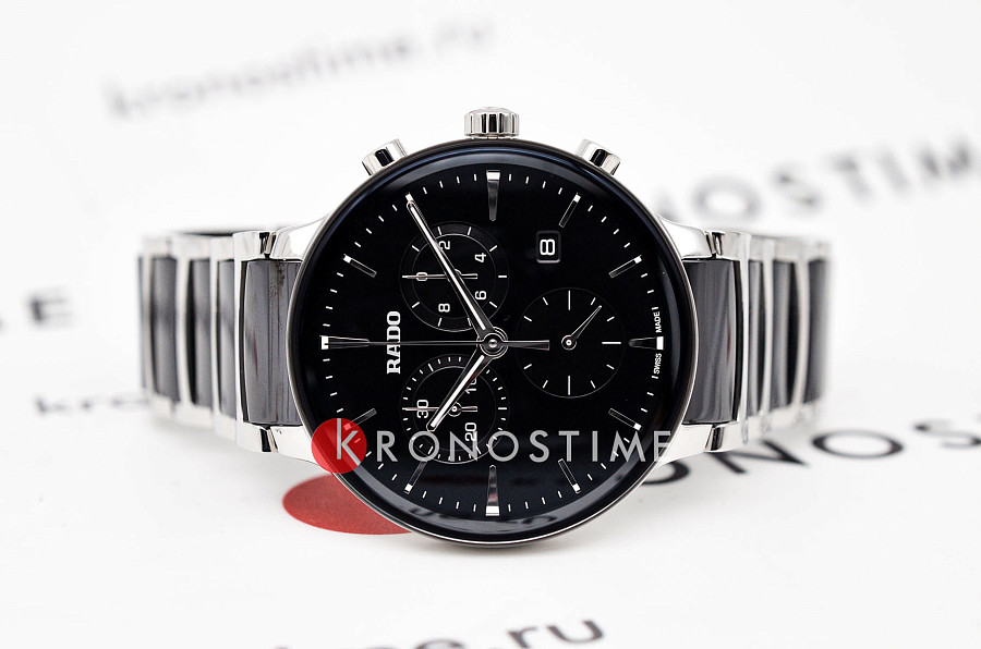 Часы Rado Centrix Chronograph R30210152 — кварцевые, металл сталь