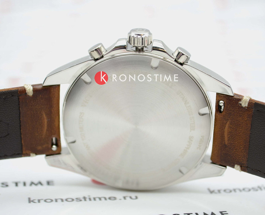 Часы Victorinox Fieldforce Chronograph 241854 — мужские, кожаный