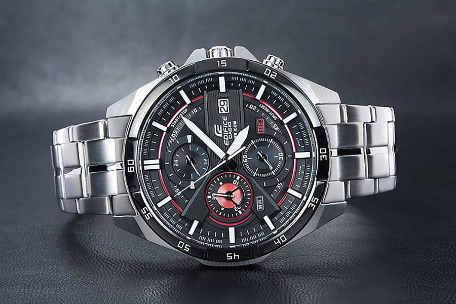 Часы Casio Edifice EFR-556DB-1A — металл сталь, Япония