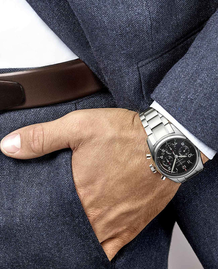 Часы Longines Spirit L3.820.4.53.6 — нержавеющая сталь, мужские