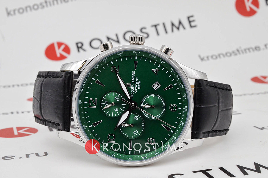 Часы Jacques Lemans London 1-1844ZM — кварцевые, металл сталь