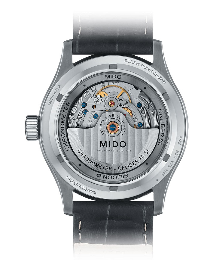 Часы Mido Multifort Chronometer 1 M038.431.16.031.00 — механические, металл сталь