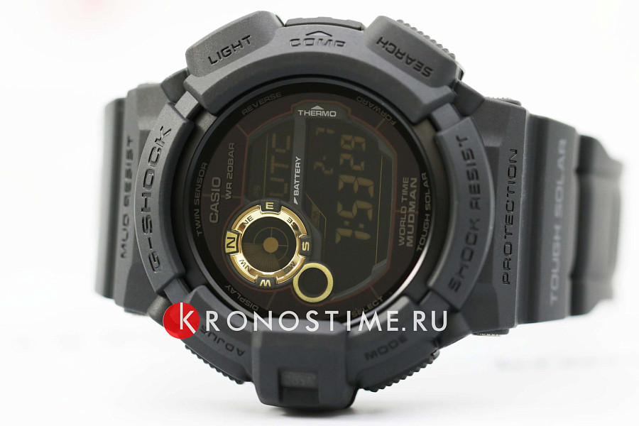 Часы Casio G-Shock G-9300GB-1DR (G-9300GB-1E) — мужские, пластик