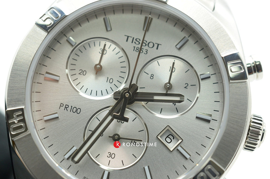 Часы Tissot PR 100 Sport Chic Chronograph T101.917.11.031.00 — Швейцария, кварцевые