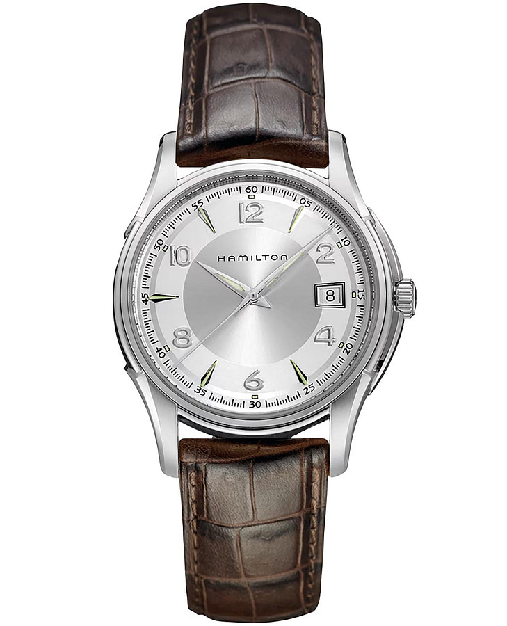 Часы Hamilton Jazzmaster Gent Quartz H32411555 — мужские, серебристый