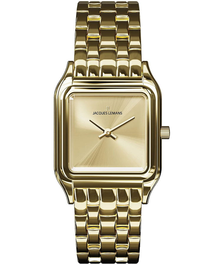 Часы Jacques Lemans Elegance 1-2218D — женские, золотистый