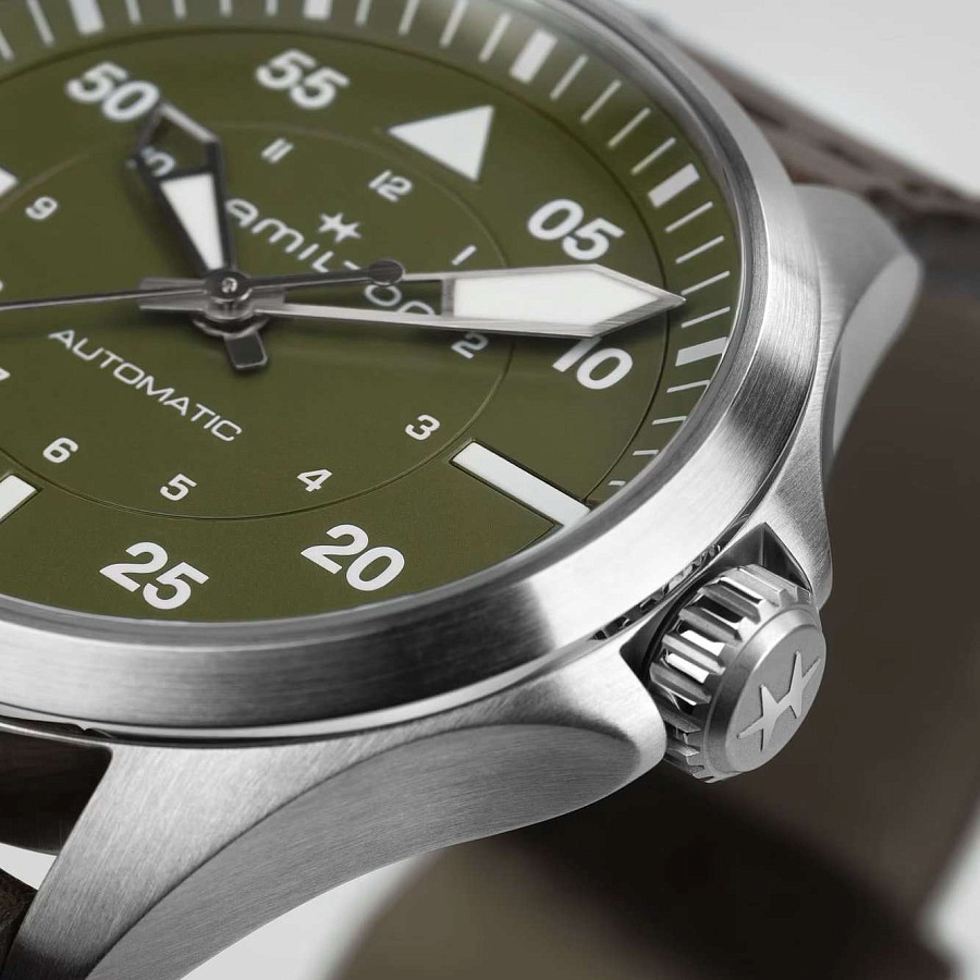 Часы Hamilton Khaki Aviation Pilot Auto H76305560 — артикул H76305560, мужские
