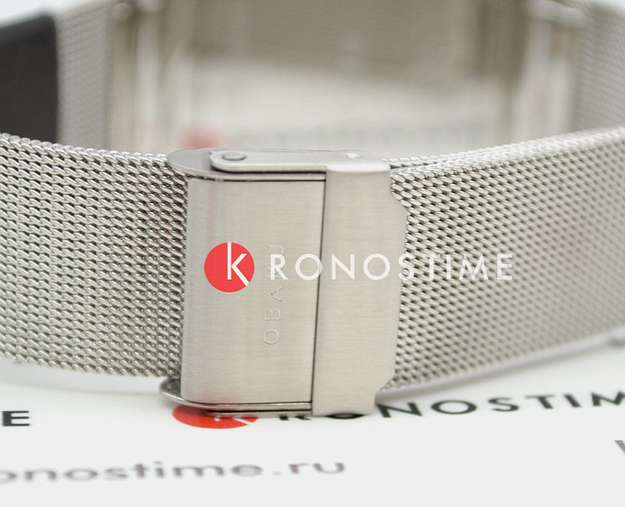 Часы Obaku Ultra Slim V267GXCBMC — черный, сталь металл