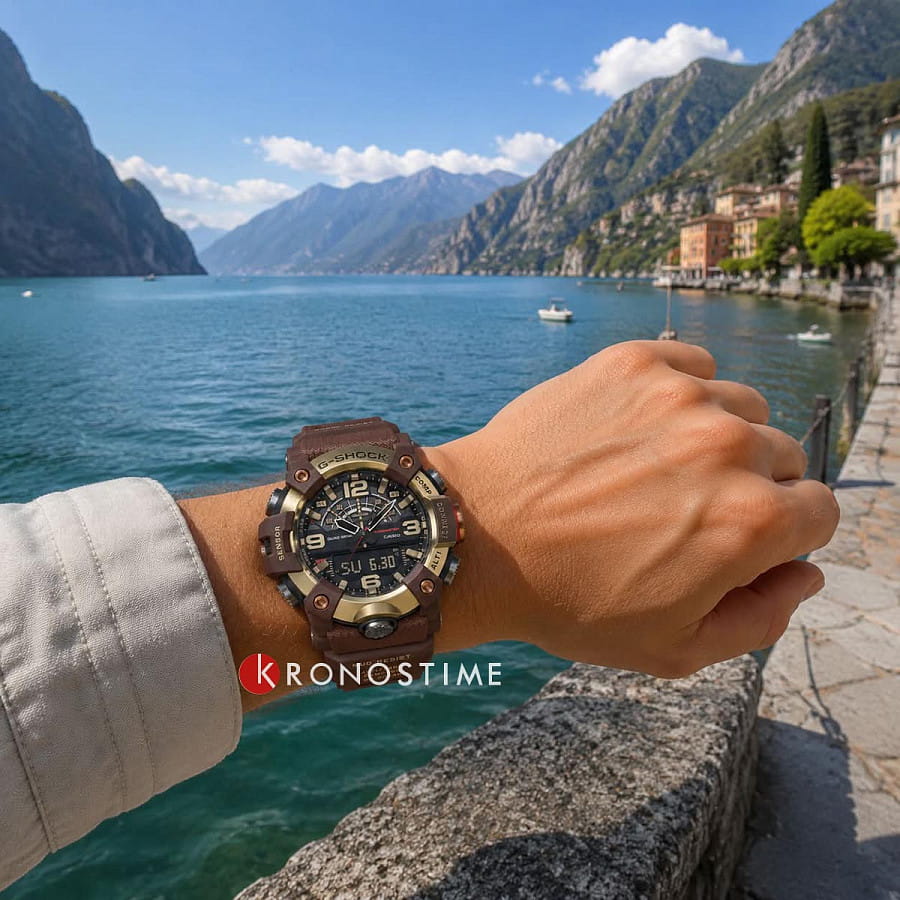 Часы Casio G-Shock GG-B100XMH-5A — мужские, пластик