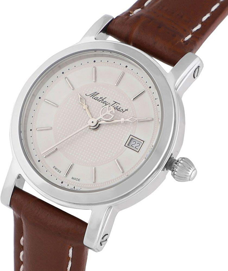 Часы Mathey-Tissot City Leather D31186AI — кварцевые, металл сталь