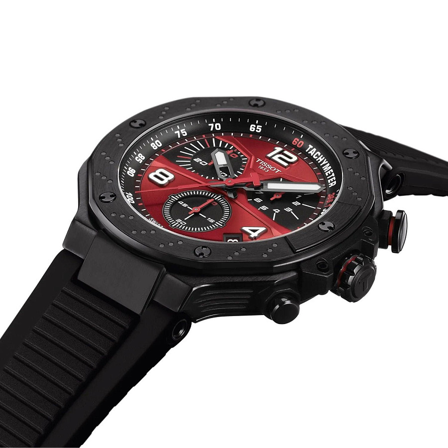 Часы Tissot T-Race MotoGP 2026 45 mm T141.417.37.422.00 — Швейцария, кварцевые