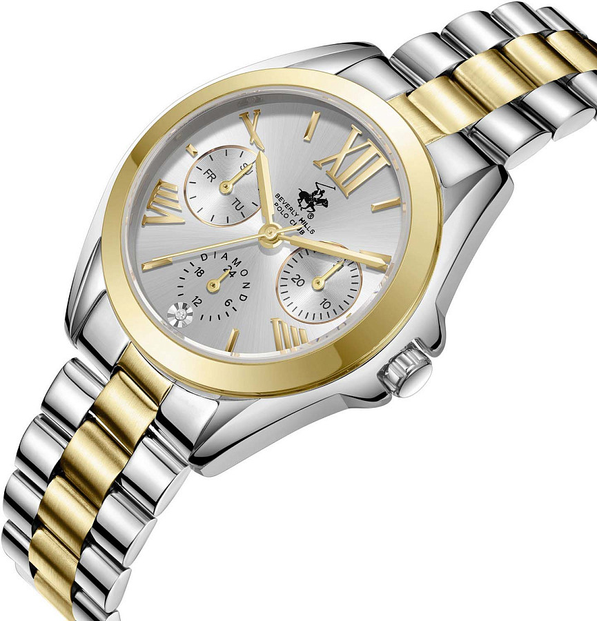 Часы Beverly Hills Polo Club BP3653C.230 — кварцевые, сталь металл