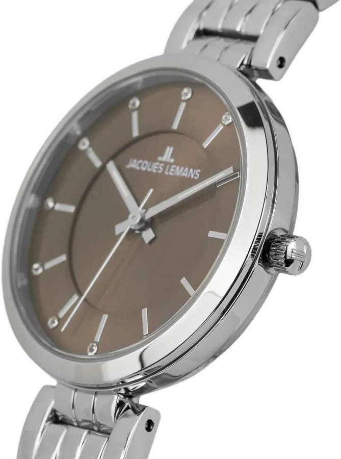 Часы Jacques Lemans Milano 1-2211B — кварцевые, металл сталь