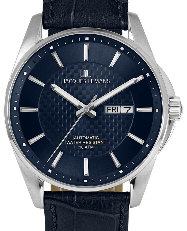 Часы Jacques Lemans Automatic 1-2210D — механические, сталь металл