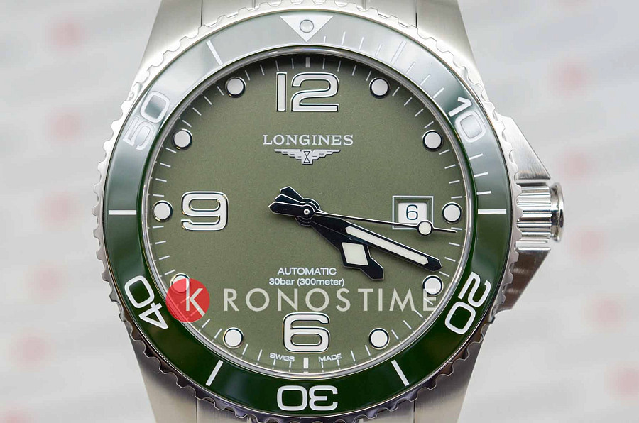 Часы Longines HydroConquest L3.781.4.06.6 — сталь металл, Швейцария