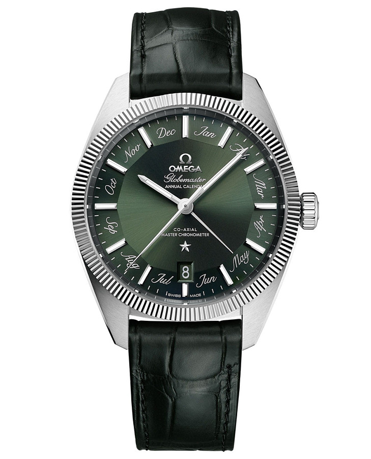Часы Omega Constellation Globemaster 130.33.41.22.10.001 — мужские, зеленый