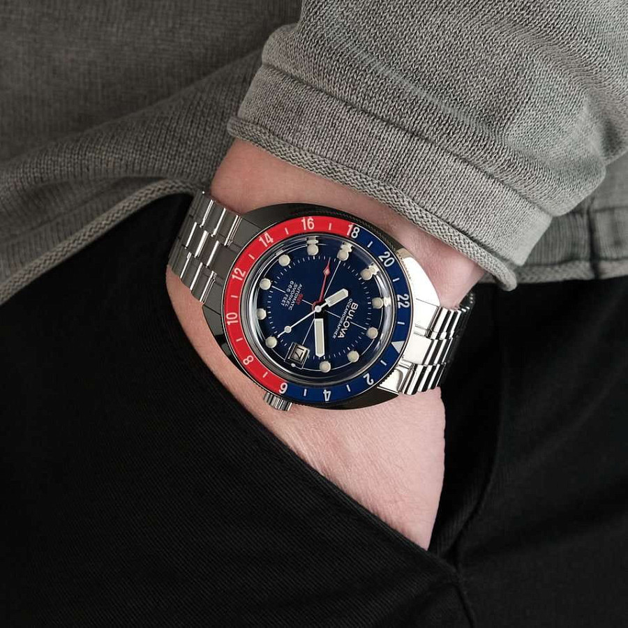 Часы Bulova Oceanographer 96B405 — механические, США, мужские