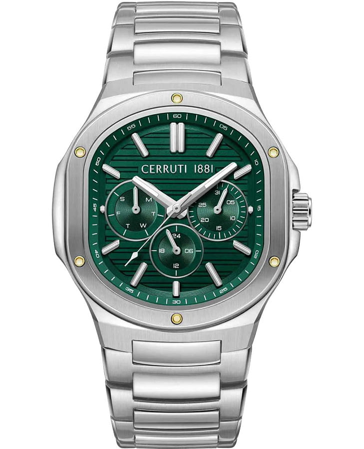 Часы Cerruti 1881 Trento CIWGK0096003 — мужские, зеленый