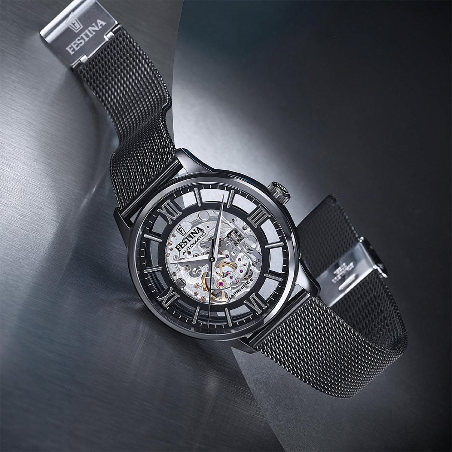 Часы Festina Automatic F20535/1 — черный, механические