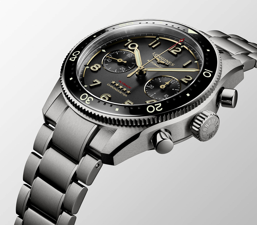Часы Longines Spirit Flyback L3.821.1.53.6 — артикул L38211536