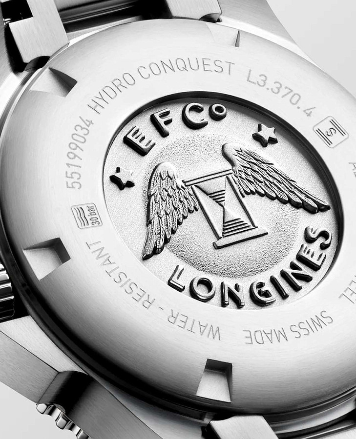 Часы Longines HydroConquest L3.370.4.96.6 — женские, нержавеющая сталь