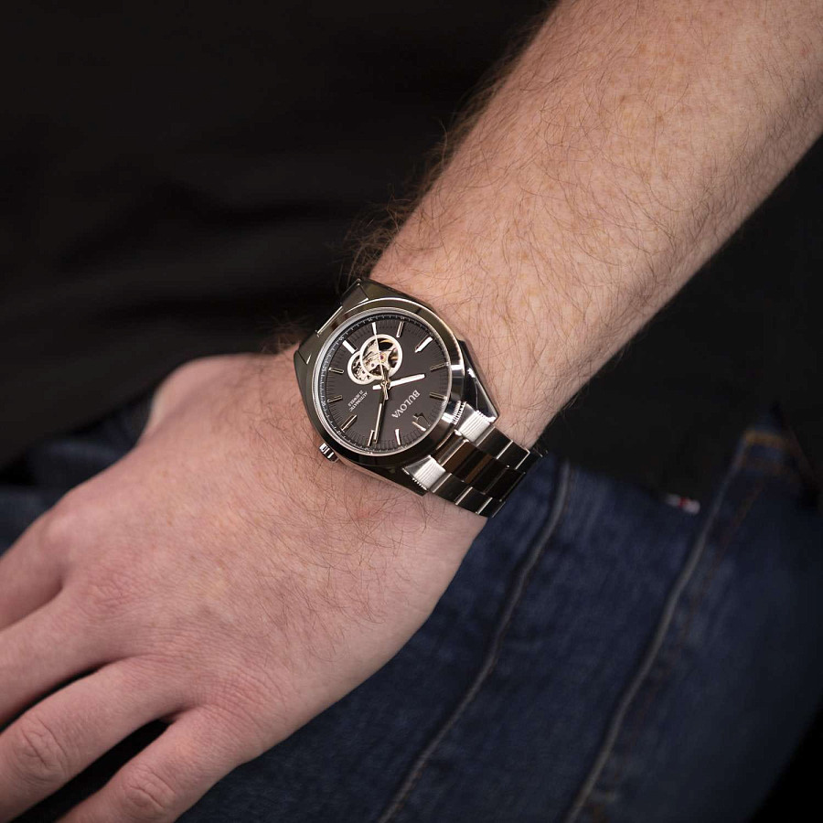 Часы Bulova Surveyor 96A270 — металл сталь, США