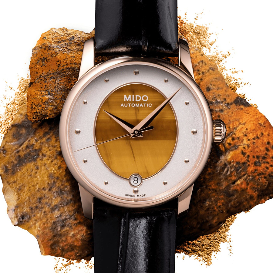 Часы Mido Baroncelli Wild Stone M035.207.36.471.00 — Швейцария, механические