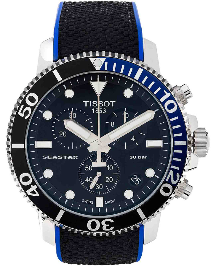 Часы Tissot Seastar 1000 Chronograph T120.417.17.051.03 — артикул T1204171705103, мужские