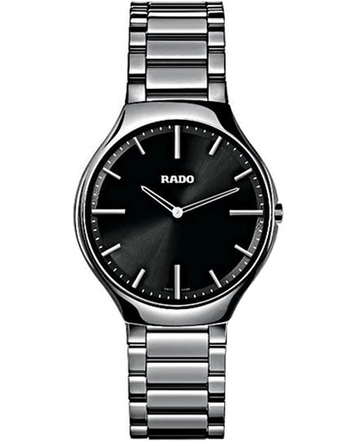 Часы Rado True Thinline R27955152 — мужские, черный
