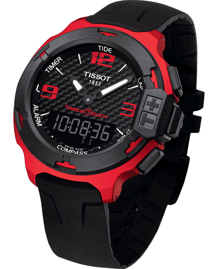 Часы Tissot T-Race Touch Aluminium T081.420.97.207.00 — силикон, мужские
