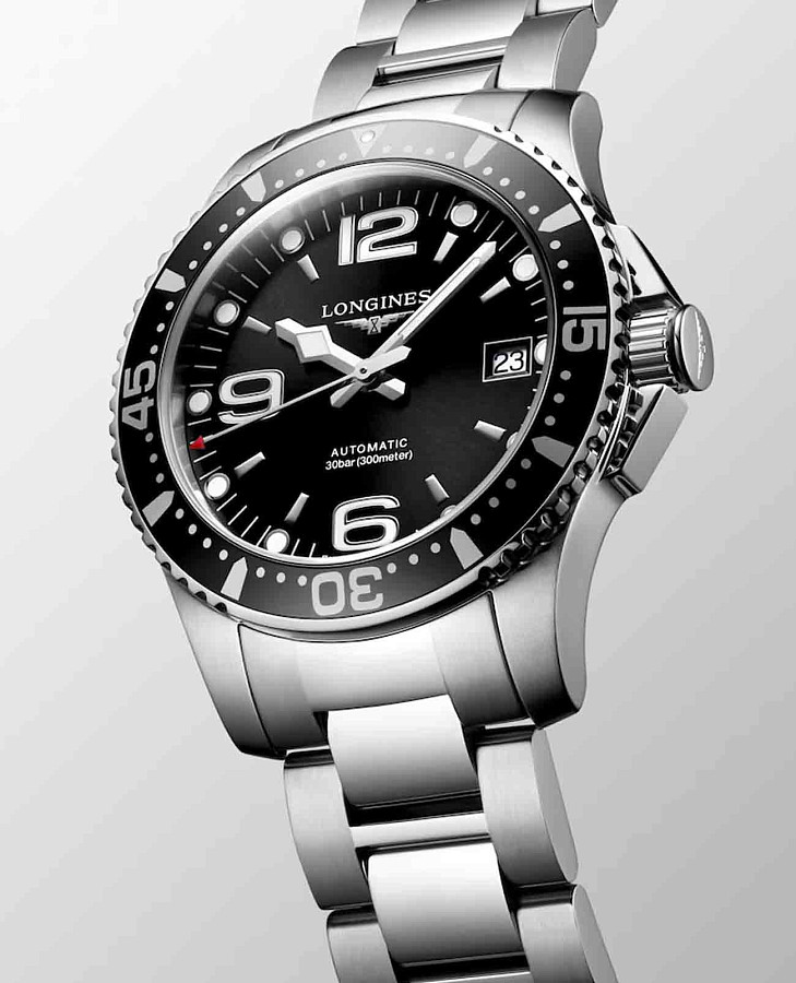 Часы Longines HydroConquest L3.741.4.56.6 — нержавеющая сталь, мужские