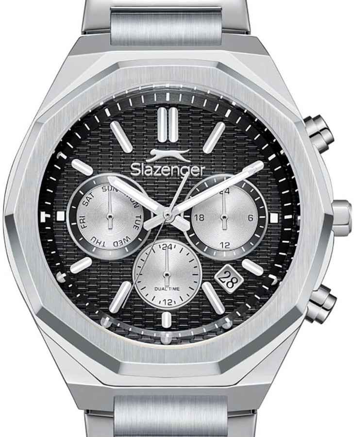 Часы Slazenger SL.09.2503.2.01 — кварцевые, металл сталь