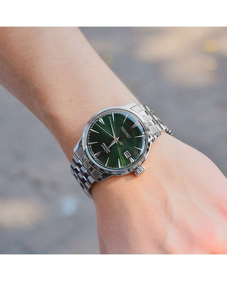 Часы Seiko Presage Cocktail Time SRPE15J1 — мужские, нержавеющая сталь